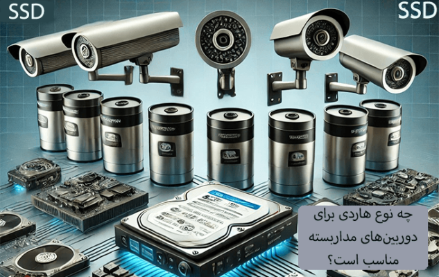 چه نوع هاردی برای دوربین‌های مداربسته مناسب است؟